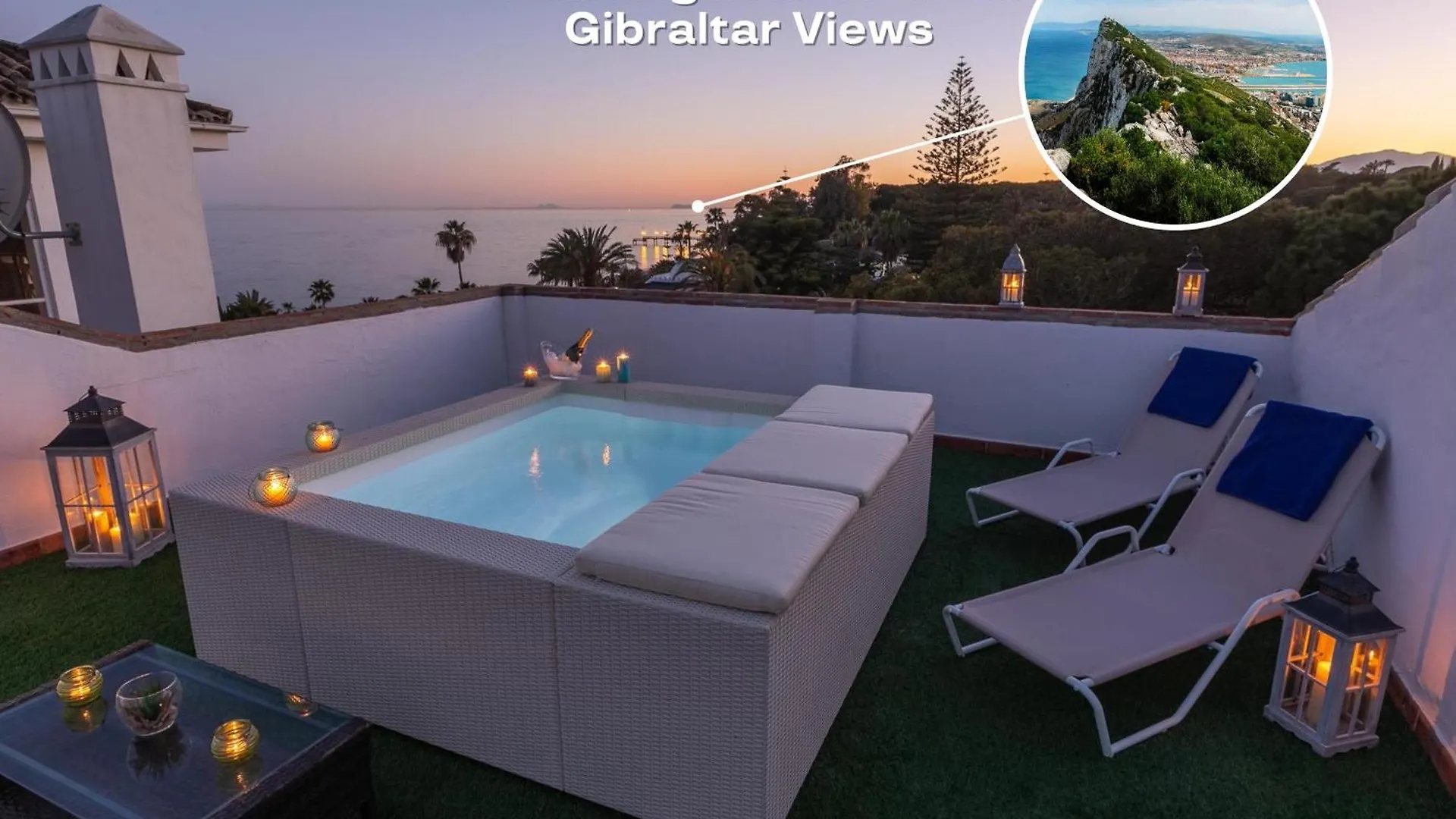דירה Vacation Marbella I Las Canas Beachfront Haven, Sea View, Jacuzzi, Golden Mile, Duplex Penthouse, 24-7 Security